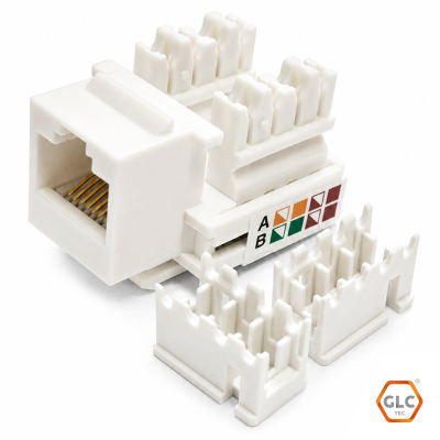 Jack Rj45  110 Idc,A/B, Blanco