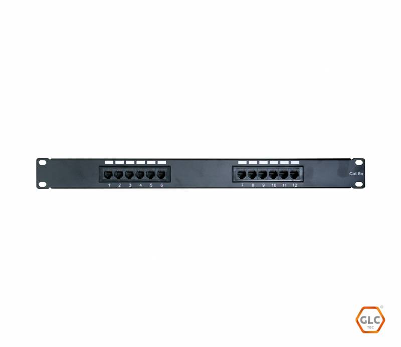 Patch Pannel,12 Port,  Utp Cat.5E Rackeable