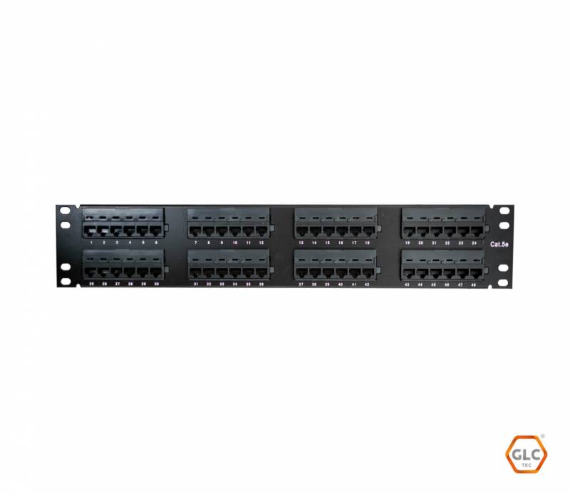 Patch Pannel 48Ports Cat 5E P/ Krone/110