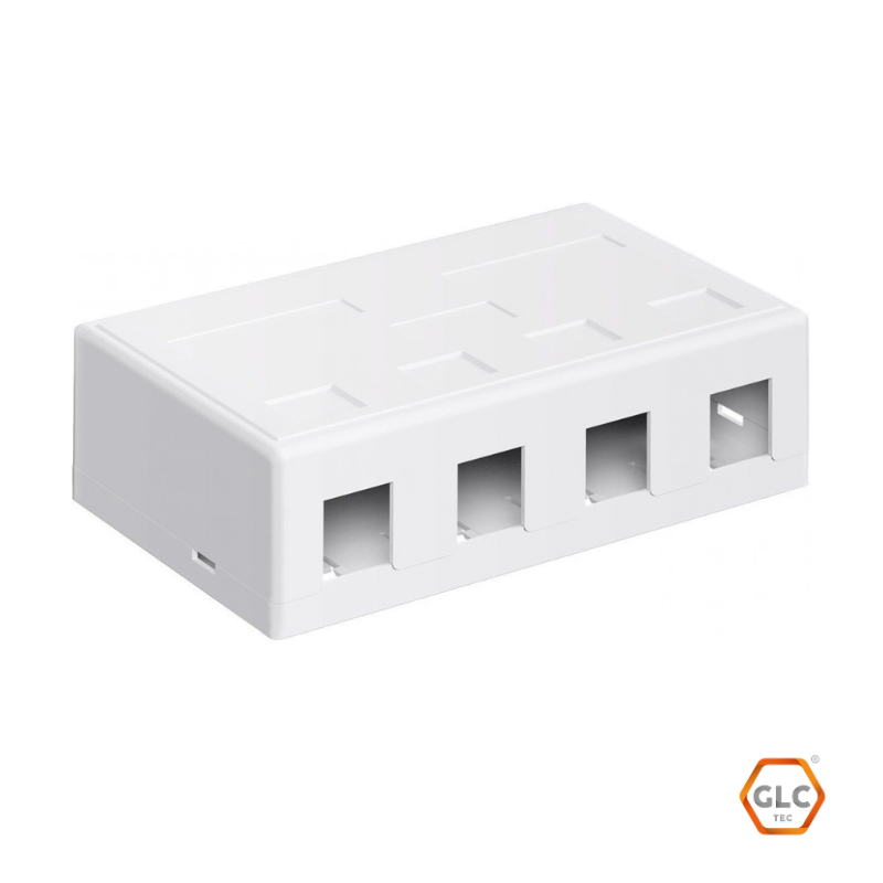 Roseta 4 Ports C/Tapa