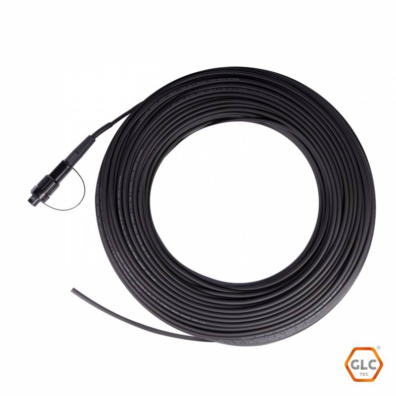 Pigtail Round Drop Aereal Spam 80  Flat Fast Connect Sc/Apc Sm 150Mts