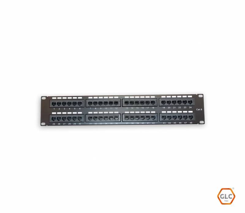 Patch Pannel 48Ports Cat 6 P/ Krone/110