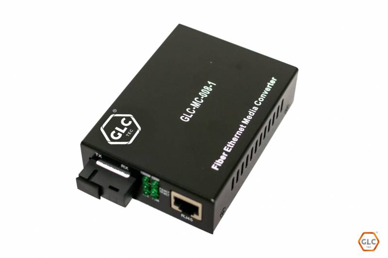 10/100/1000M Single Fiber Sm Media Converter,1310Nm,60Km Sc